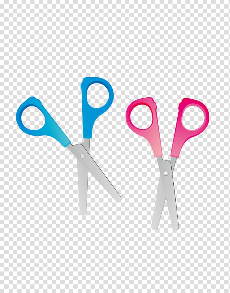 School supplies Icon, scissors transparent background PNG clipart