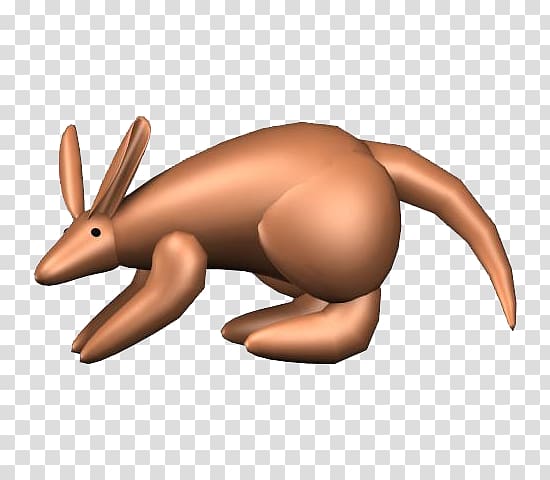 Kangaroo 3D modeling 3D computer graphics, Orange Kangaroo transparent background PNG clipart