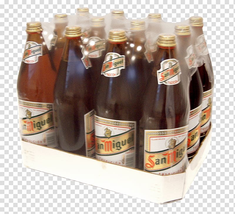 Beer bottle Fizzy Drinks Beverage can, San Miguel beer transparent background PNG clipart
