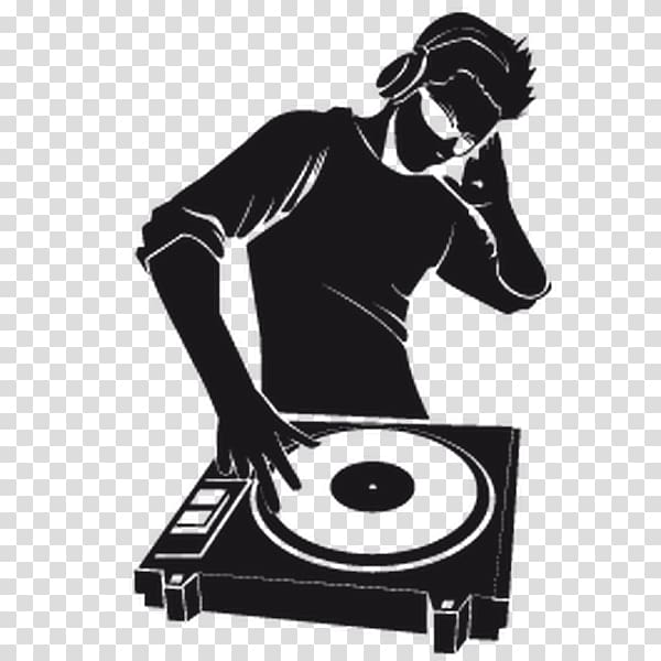 Disc jockey Wall decal Sticker Phonograph record, others transparent background PNG clipart