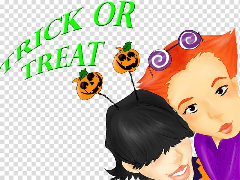 Human behavior Hair coloring Character , Trick Or Treath transparent background PNG clipart