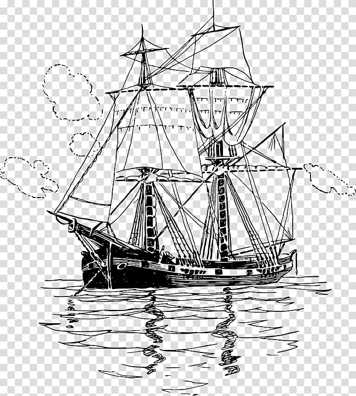 Brigantine Sailing ship Boat , boat transparent background PNG clipart