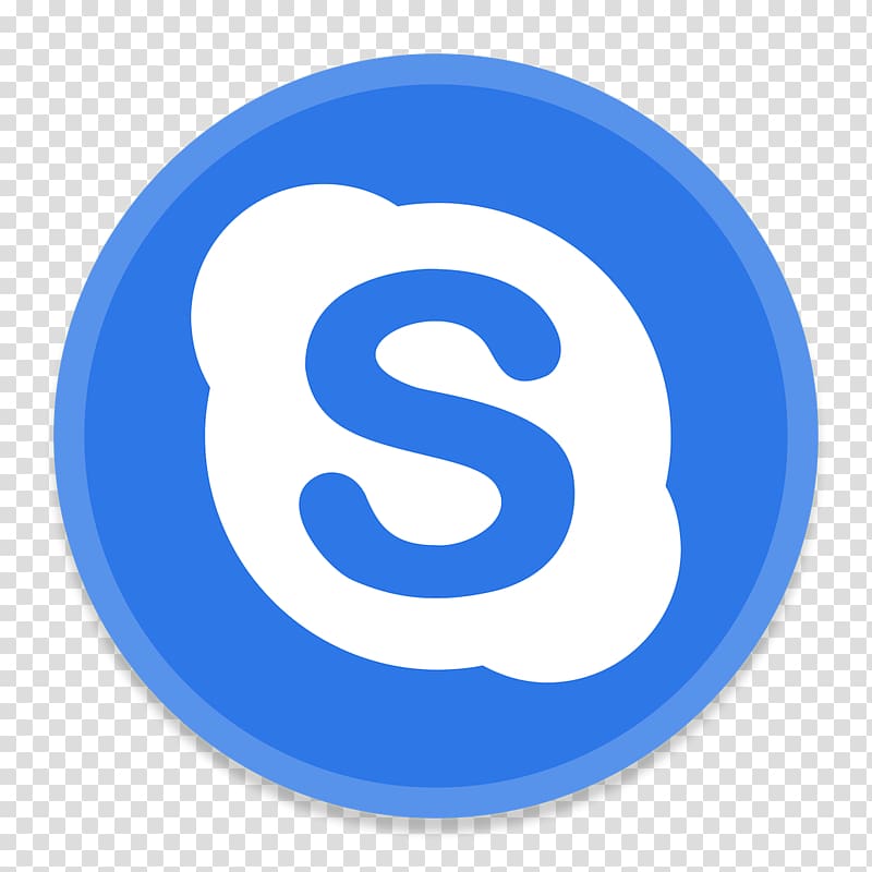 blue area text symbol, Skype transparent background PNG clipart