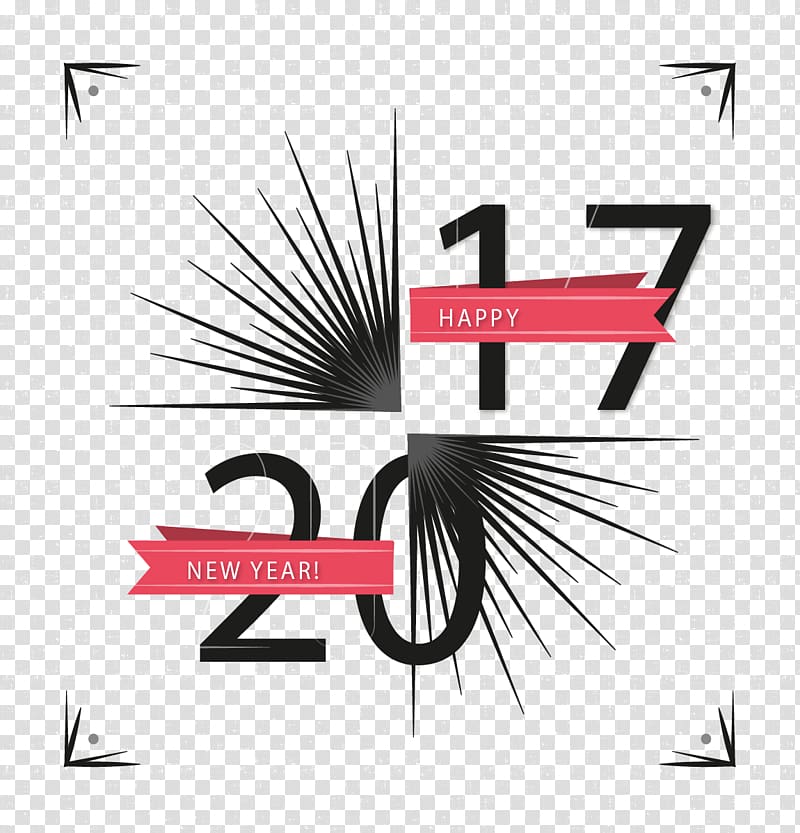 Poster, Ray New Year\'s Day 2017 poster transparent background PNG clipart