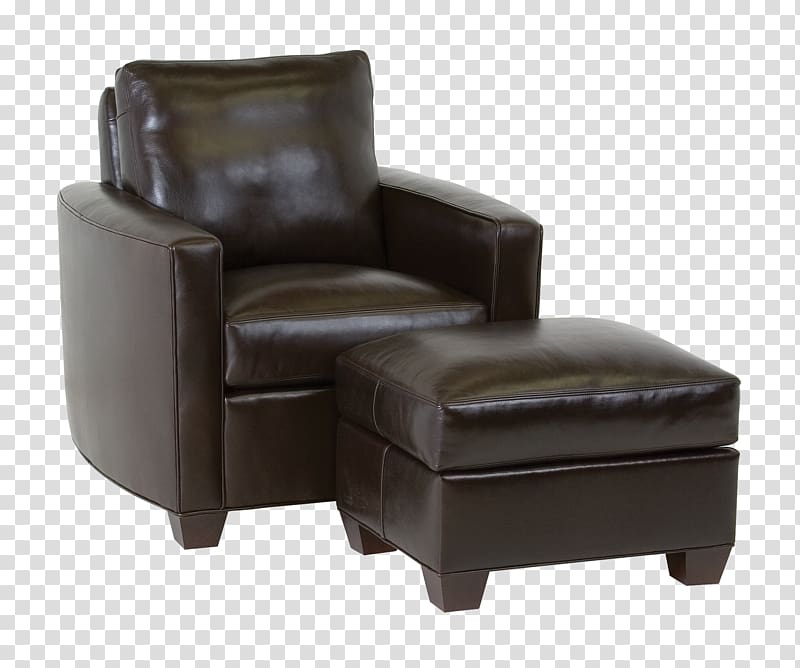 Club chair Foot Rests Recliner, chair transparent background PNG clipart