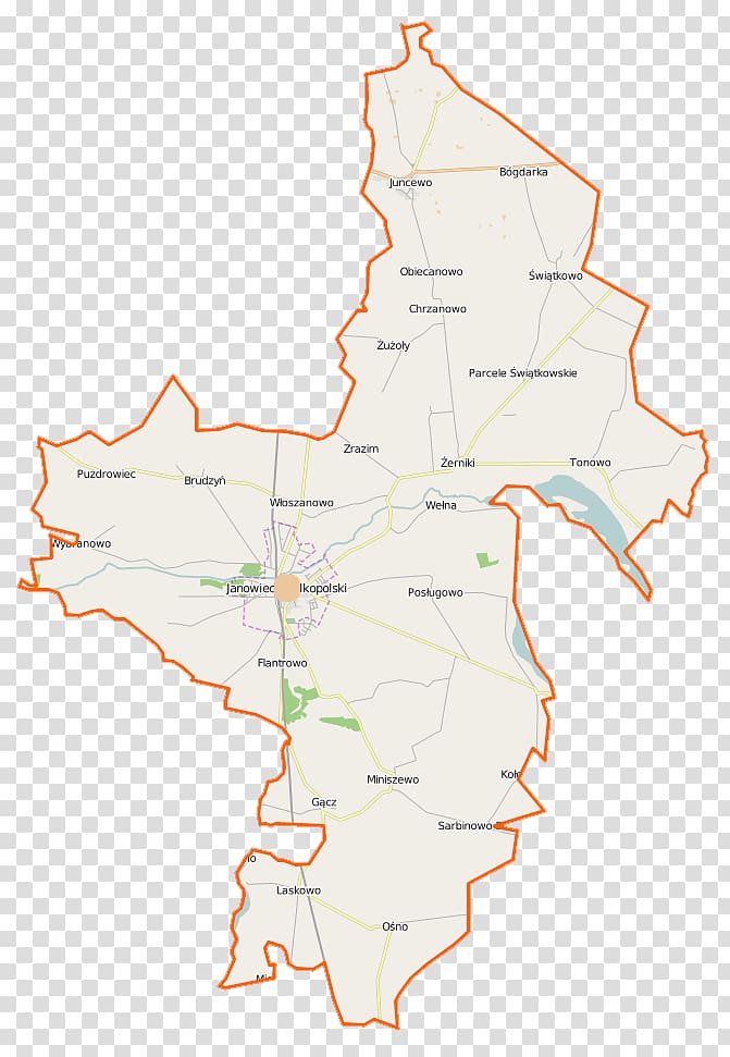 Żerniki, Żnin County Brudzyń, Kuyavian-Pomeranian Voivodeship Janowiec Wielkopolski Zrazim, map transparent background PNG clipart