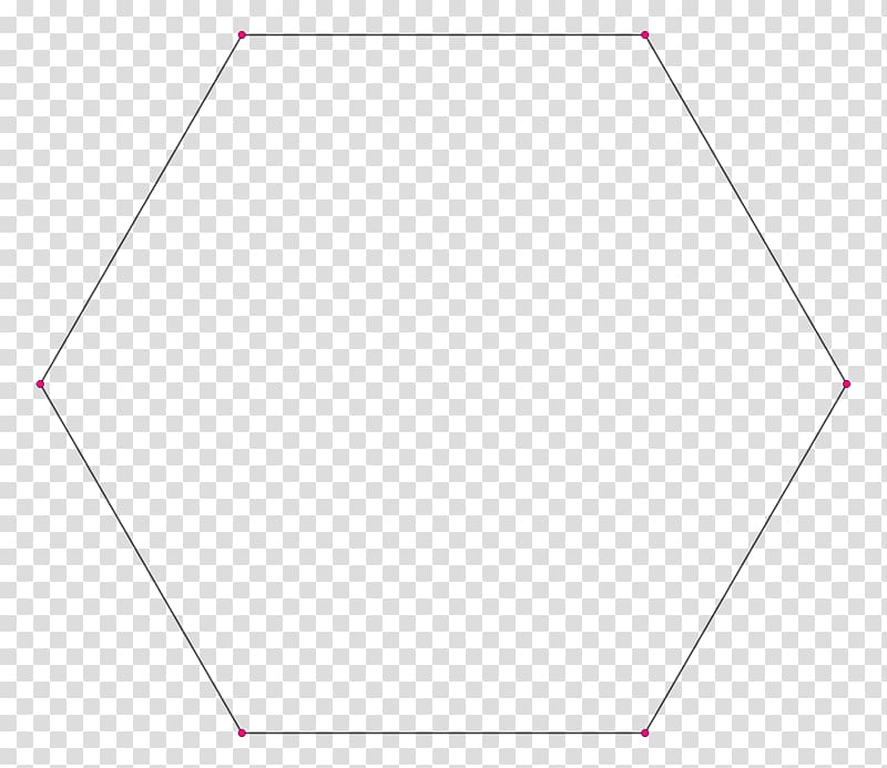 Hexagon Regular polygon Internal angle, polygon transparent background PNG clipart