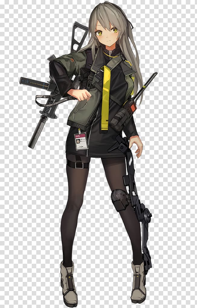 Girls' Frontline Heckler & Koch UMP Game Character 散爆網絡, ak47 vs m16 transparent background PNG clipart