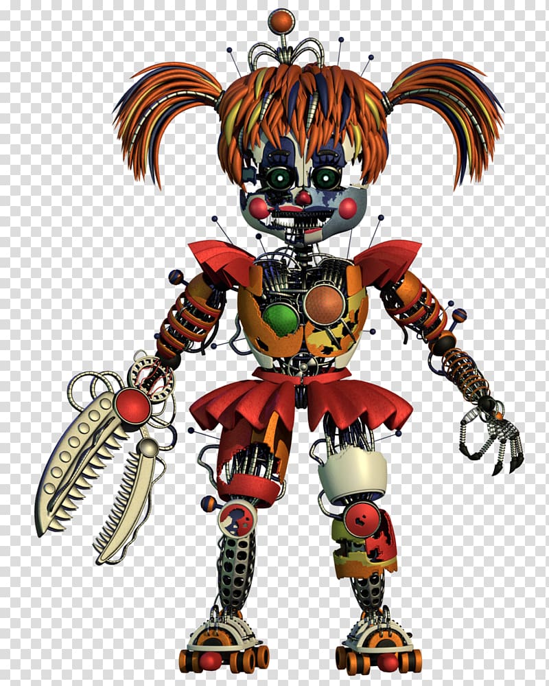 Five Nights at Freddy's Infant Scrap Baby kissing Art, Gang transparent background PNG clipart