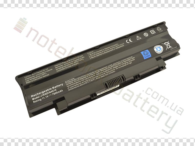 Laptop Dell Vostro Battery Computer, battery transparent background PNG clipart