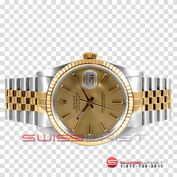 Watch strap Rolex Datejust, watch transparent background PNG clipart