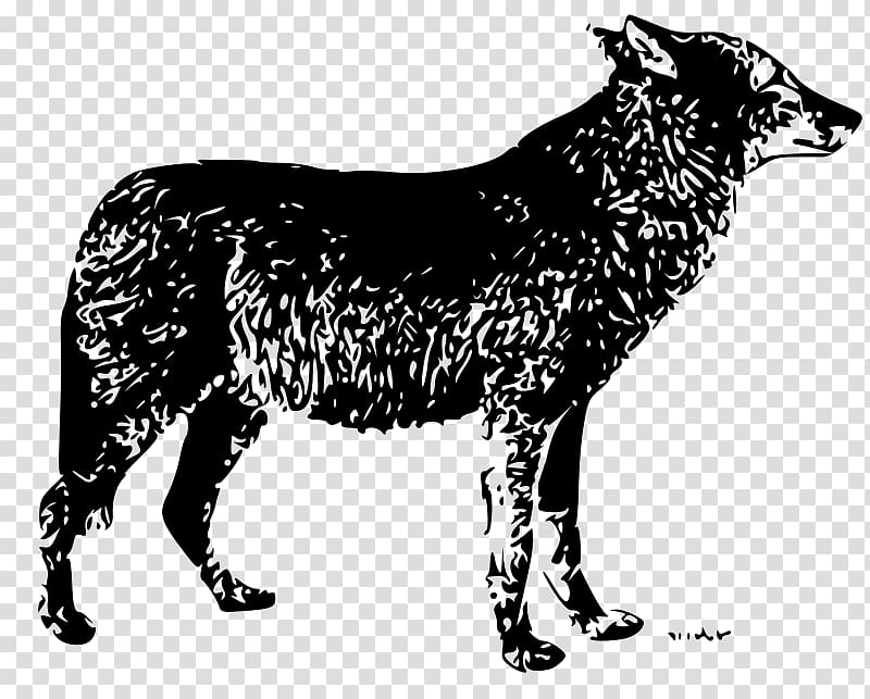 Dog Lone wolf Pack Black wolf , Dog transparent background PNG clipart