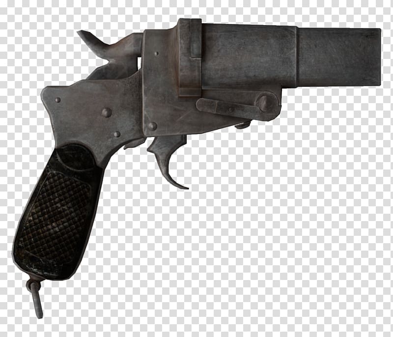 Fallout: New Vegas Weapon Fallout 4 Flare gun Firearm, hand gun transparent background PNG clipart