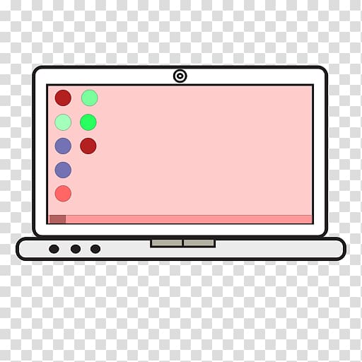 Laptop Personal computer Computer monitor Icon, Cartoon computer transparent background PNG clipart