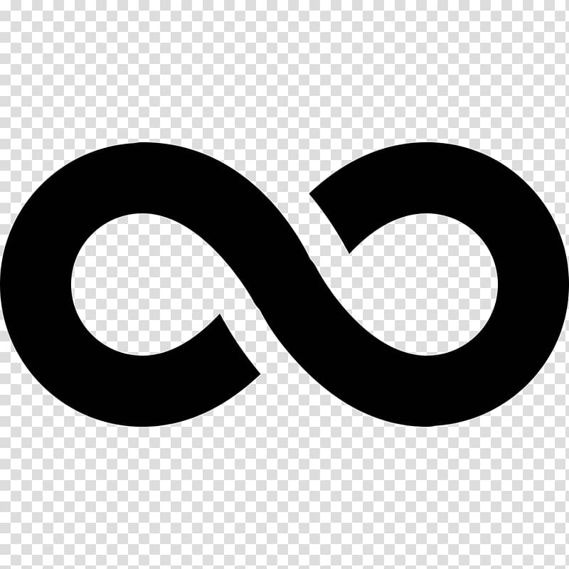 Logo Infinity symbol, infinity transparent background PNG clipart