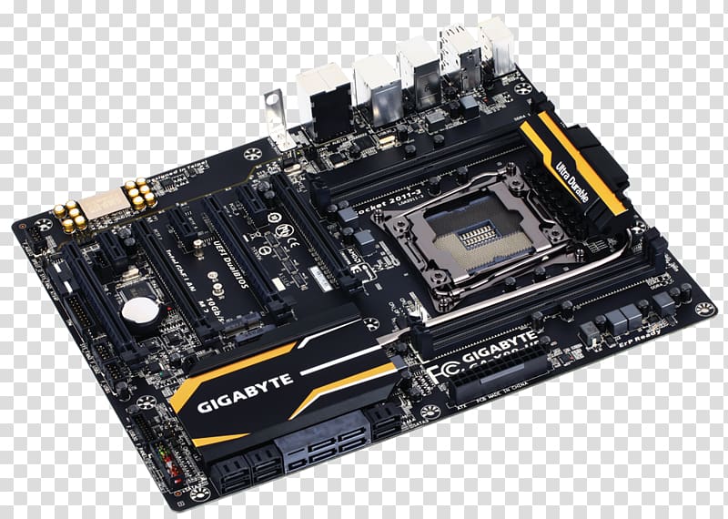 Motherboard Gigabyte Technology LGA 1150 Gigabyte GA-X99-UD4 ATX, others transparent background PNG clipart