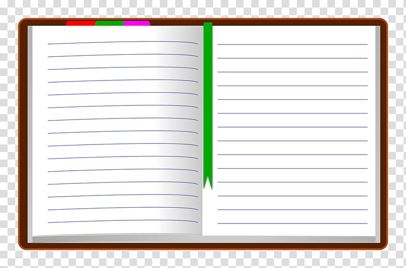 Paper Text Notebook Writing Area, Expand the book transparent background PNG clipart