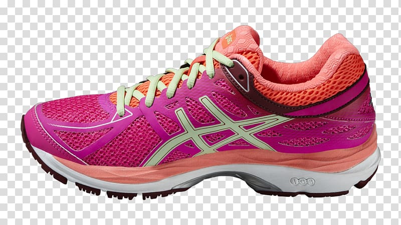Asics Gel Cumulus 17 Women\'s Pink Women\'s Asics Running Shoes Sports shoes, wide tennis shoes for women red transparent background PNG clipart
