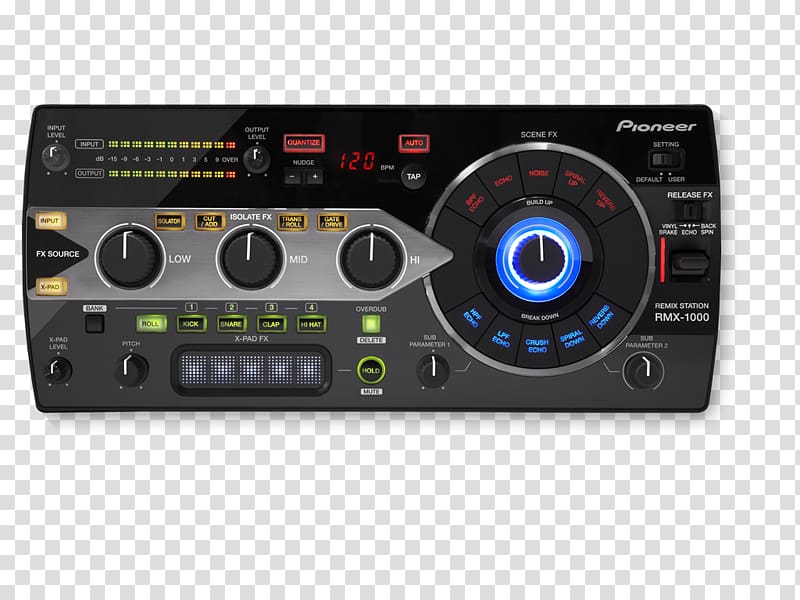 Disc jockey Audio Mixers DJ mixer Remix, stage truss transparent background PNG clipart