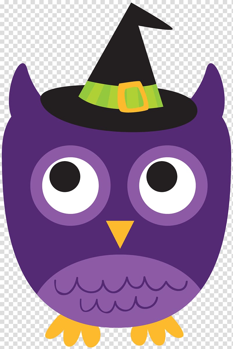 Owl Halloween Trick-or-treating Party , Halloween transparent background PNG clipart