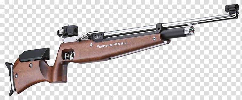 Trigger Air gun Rifle Firearm Feinwerkbau, Air Gun transparent background PNG clipart