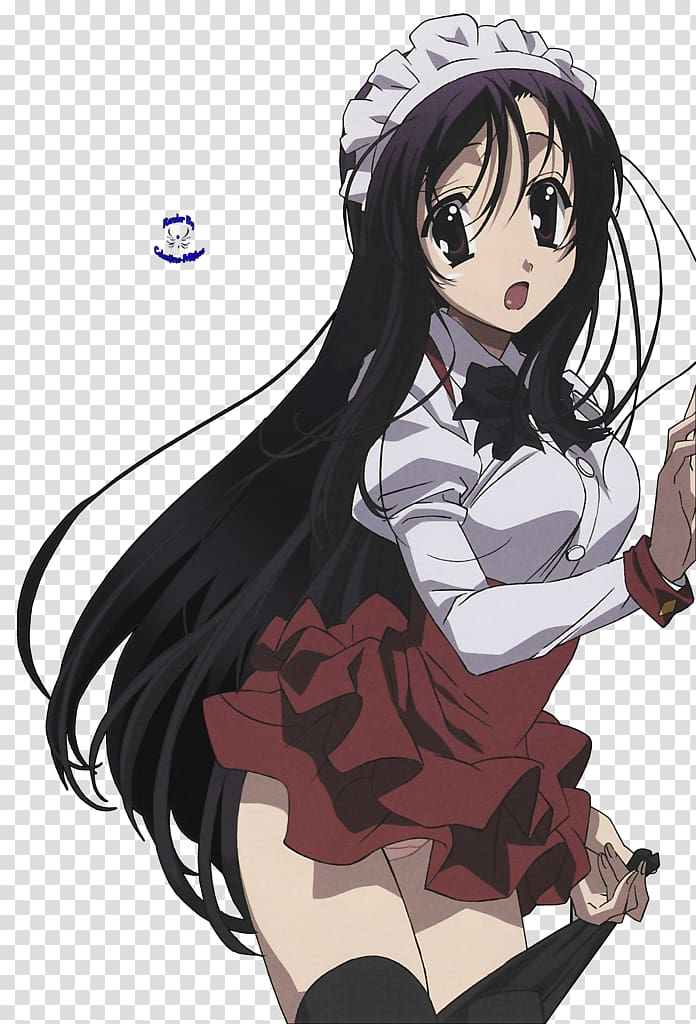 Kotonoha Katsura Sekai Saionji School Days Makoto Ito Yandere, Anime transparent background PNG clipart
