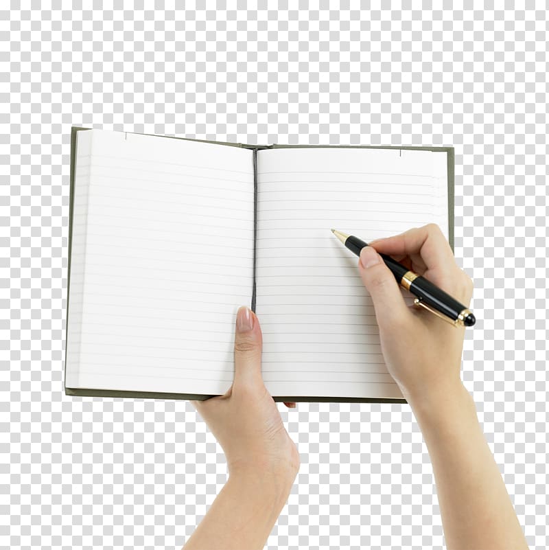 person holding fountain pen and notebook, Pen Gratis, Write with a pen transparent background PNG clipart