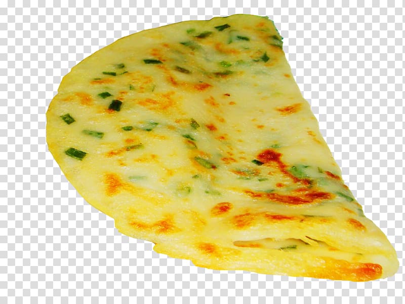 Spanish omelette Laobing Cong you bing Vegetarian cuisine Paratha, Green onion pancakes transparent background PNG clipart