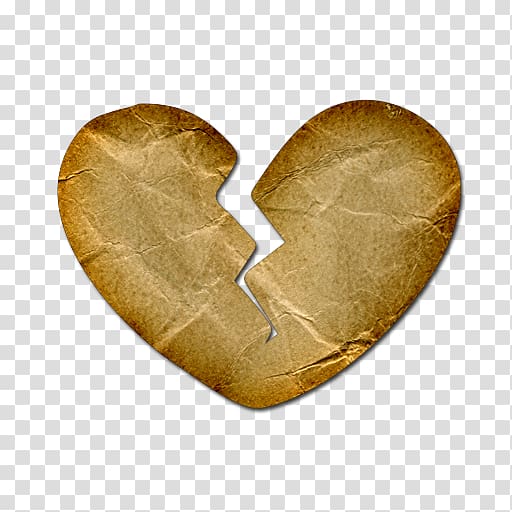 Paper Computer Icons Heart , Broken Paper transparent background PNG clipart