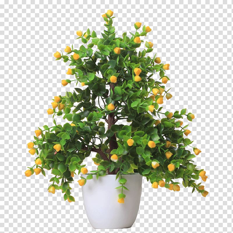 Christmas Day Christmas tree Flowerpot Artificial flower Christmas ornament, wholesale artificial greenery transparent background PNG clipart