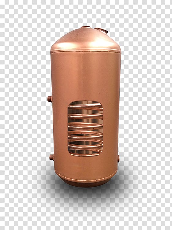 Hot water storage tank Cylinder Water tank Copper Expansion tank, copper transparent background PNG clipart