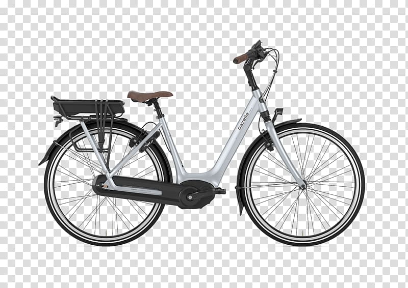 Electric bicycle Gazelle Stem Electric motor, Bicycle transparent background PNG clipart