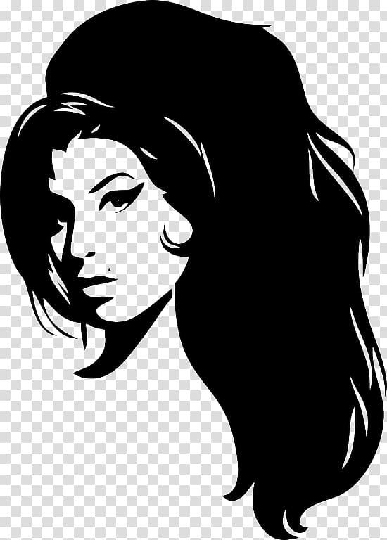 Amy Winehouse Stencil Painting Art , painting transparent background PNG clipart