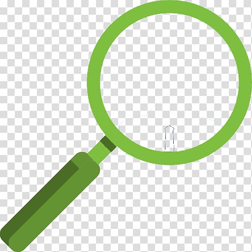 Magnifying glass Green, glass word transparent background PNG clipart