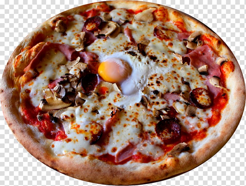 California-style pizza Sicilian pizza Ham Le Florentin, pizza transparent background PNG clipart