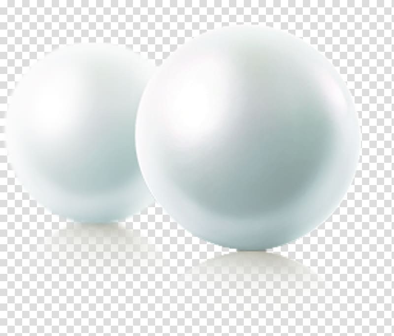 two white ball illustrations, Pearl Jewellery Icon, pearl transparent background PNG clipart