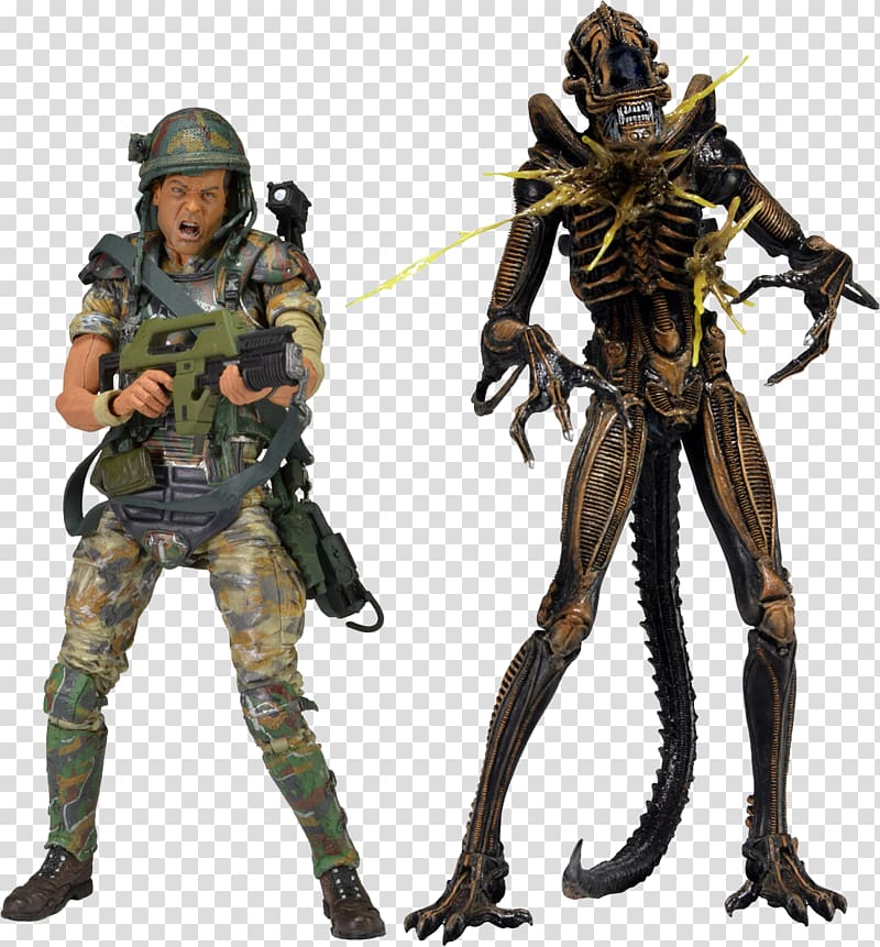 Alien Cpl. Dwayne Hicks Pvt. Hudson Predator National Entertainment Collectibles Association, predators vs alien transparent background PNG clipart