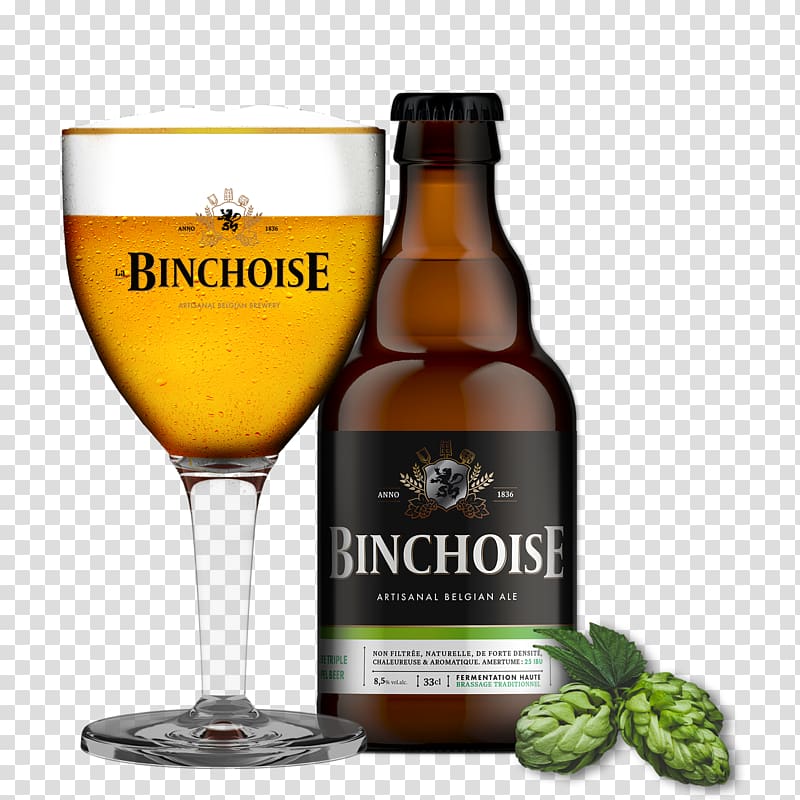 Ale La Binchoise Beer cocktail Tripel, beer transparent background PNG clipart