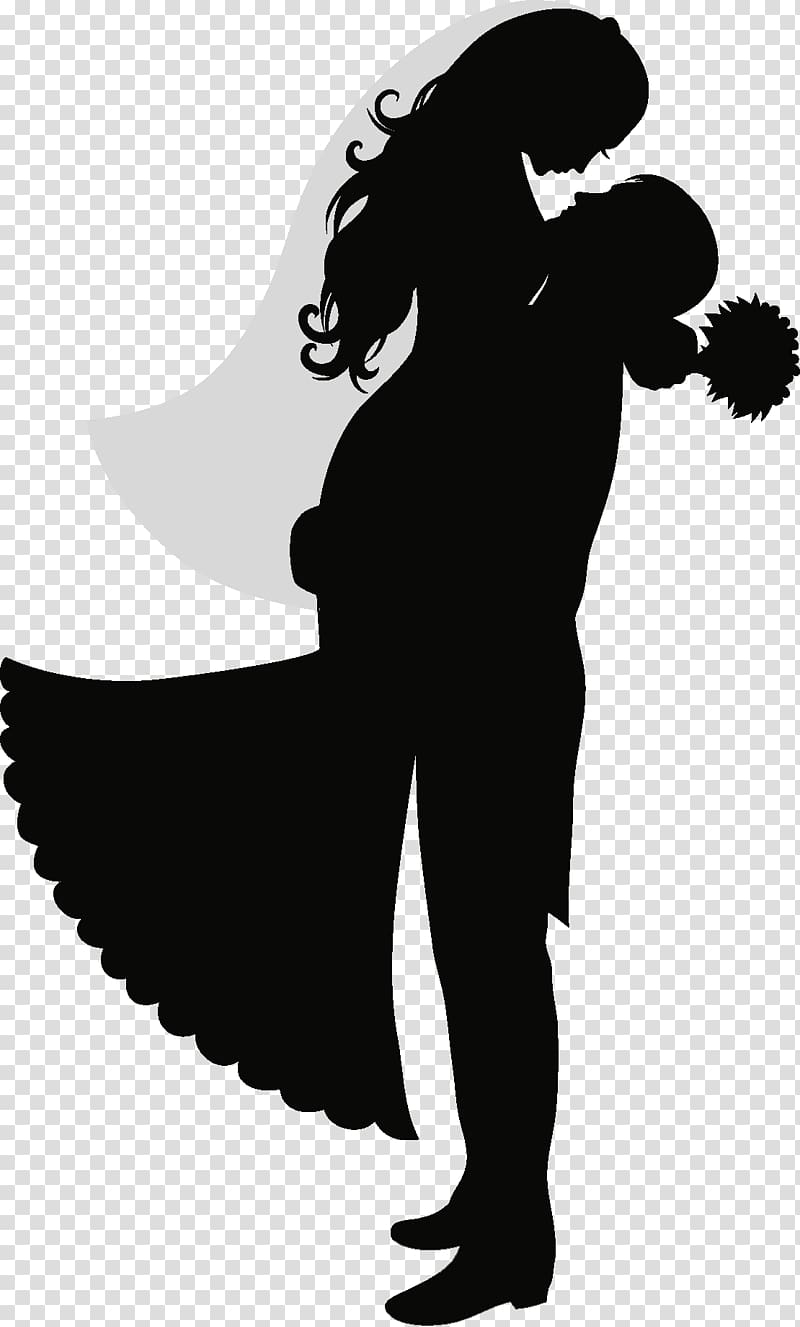 silhouette of coupe stencil, Bridegroom Wedding cake topper, silhouettes transparent background PNG clipart