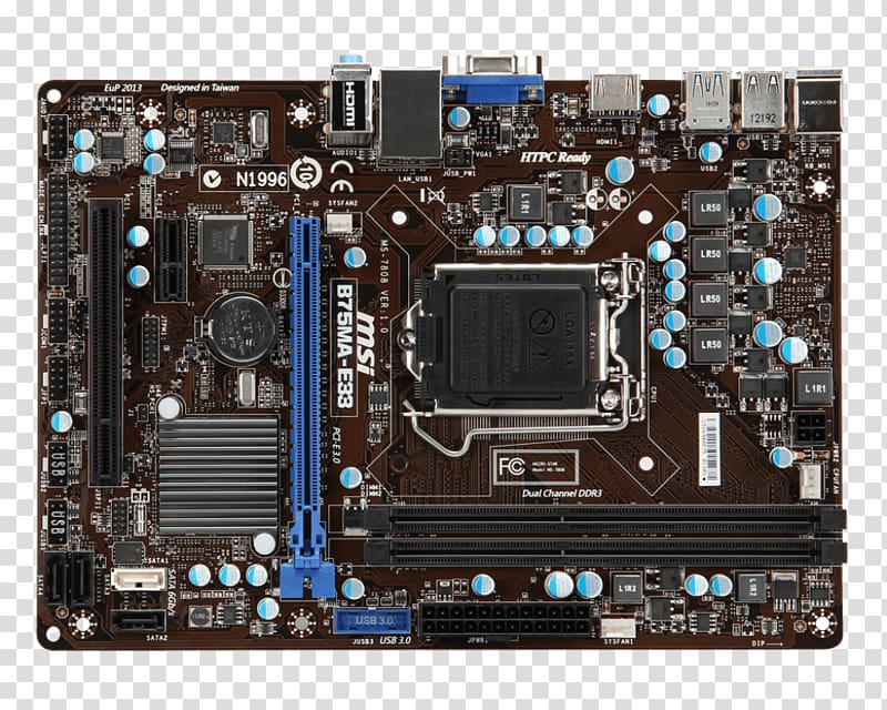 LGA 1155 Motherboard microATX Intel Core i5 CPU socket, others transparent background PNG clipart