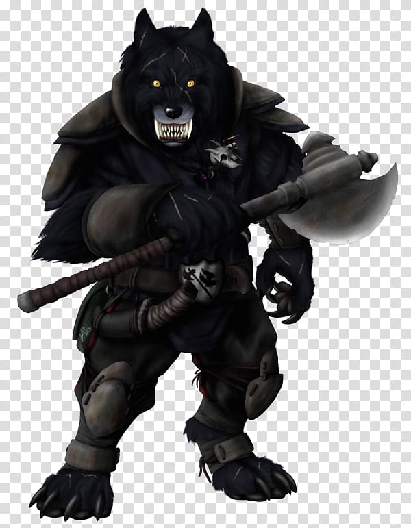 Werewolf: The Apocalypse Gray wolf Desktop , werewolf transparent background PNG clipart