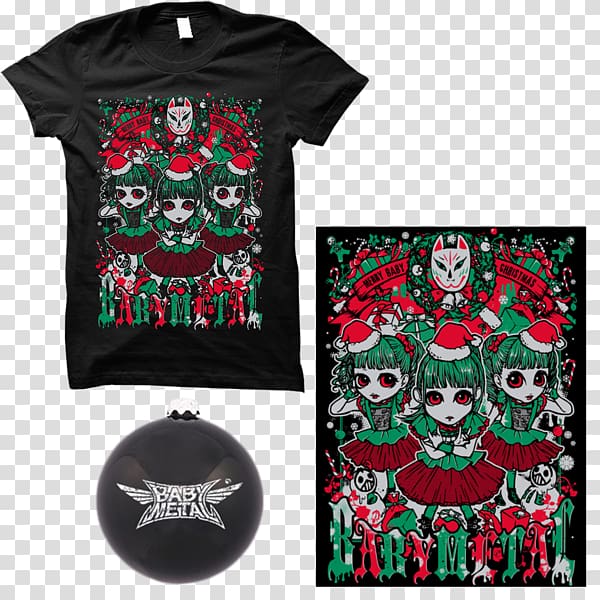 T-shirt BABYMETAL THE ONE LEGEND “2015” ～新春キツネ祭り～ Heavy metal, T-shirt transparent background PNG clipart