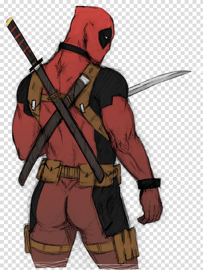 Cable & Deadpool Cable & Deadpool Drawing Watercolor painting, chimichanga transparent background PNG clipart