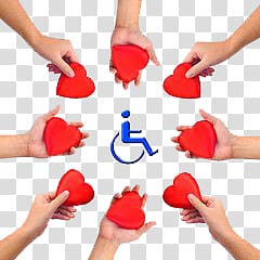 care for people with disabilities transparent background PNG clipart