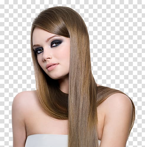 Artificial hair integrations Hairstyle Brown hair Color, hair transparent background PNG clipart