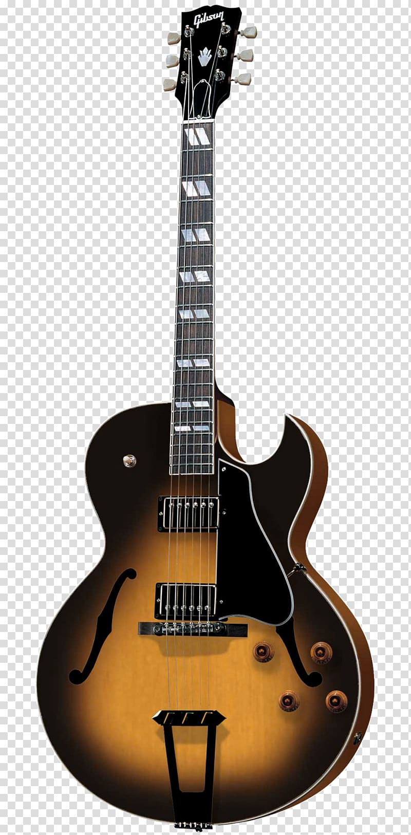 brown and black electric guitar, Gibson ES-175 Gibson ES Series Gibson Les Paul Gibson ES-335 Guitar, Electric guitar transparent background PNG clipart