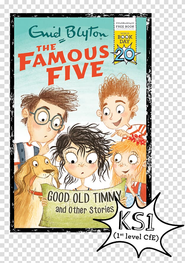 Famous Five Colour Short Stories: Good Old Timmy Tall Story The Bolds' Great Adventure Paddington Turns Detective and Other Funny Stories, book transparent background PNG clipart