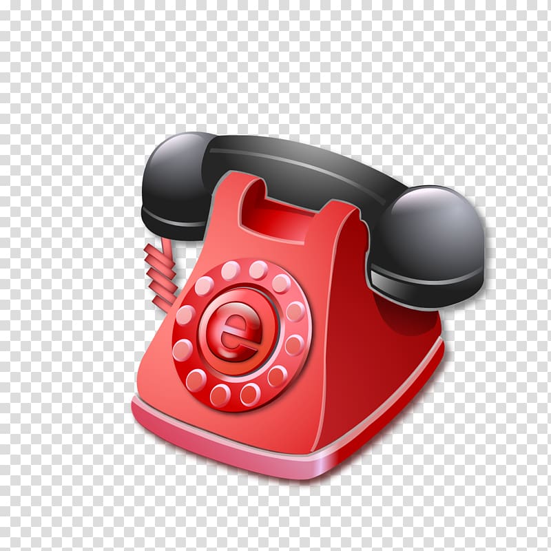 Telephone, Retro phone model transparent background PNG clipart