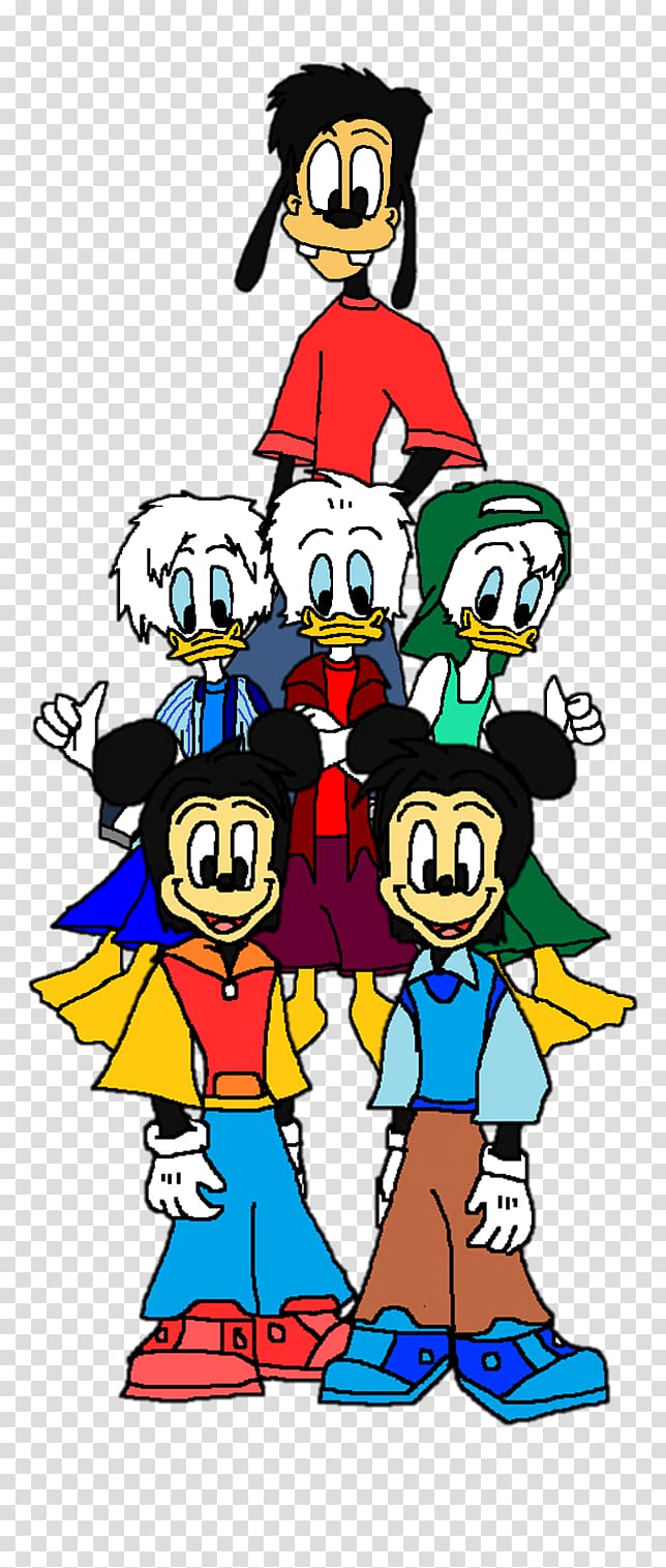 Huey, Dewey and Louie Max Goof Donald Duck Goofy Mickey Mouse, huey dewey and louie transparent background PNG clipart