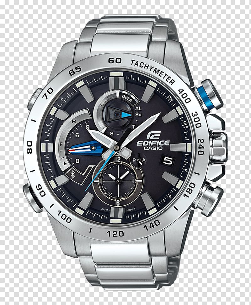 Casio, Casio Eqb-800D-1Aer Watch Casio Eqb-800D-1Aer Eqb-800D-1Aer Casio EDIFICE TIME TRAVELLER EQB-501 Casio Edifice EQB-800DB, watch transparent background PNG clipart